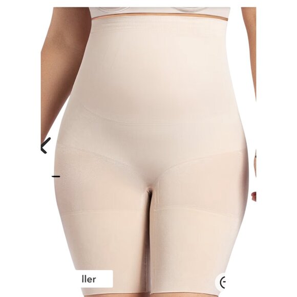 Curveez® Comfort Evolution High Waist Thigh Slimmer Shapewear Nude LG CUR32609 - Picture 1 of 8